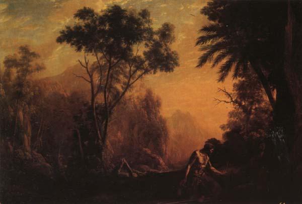 Claude Lorrain Landscape with a Hermit oil painting picture